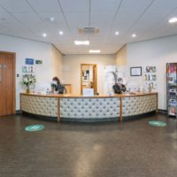 Reception area at Veincentre Liverpool, our varicose vein and thread vein treatment centre in Liverpool